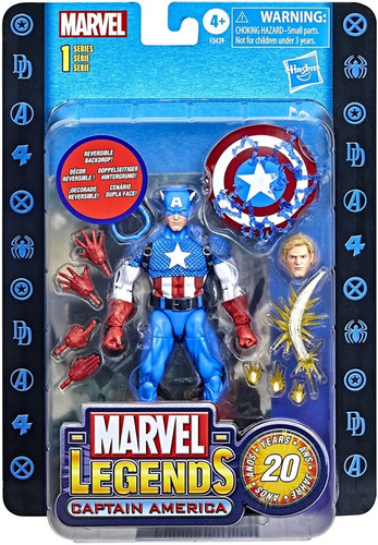 Marvel Legends Serie 1 Capitan America 20 Aniversario 