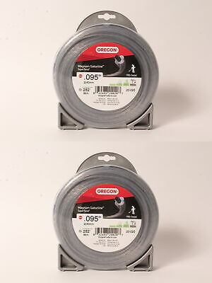 2 Pk Oregon 20-020 Magnum Supertwist Gatorline String Tr Qbb