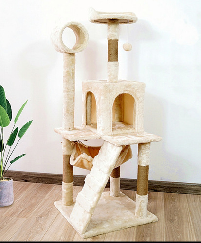 Imagen 5 de 10 de Torre Rascador Casa Torre Animales Para Gatos Grande--abc