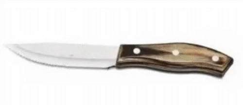 Cuchillo Para Asado Super Lujo Mango Madera 4.5 Pulgadas 