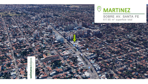 Venta Terreno - 617 M2 Totales - Martinez