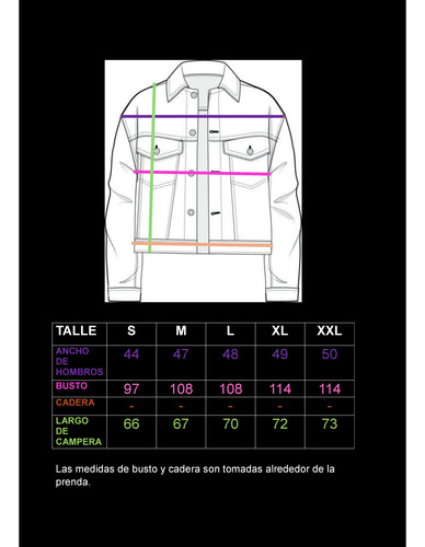 Campera De Jean Con Tachas Oversize Larga Customizada Dama