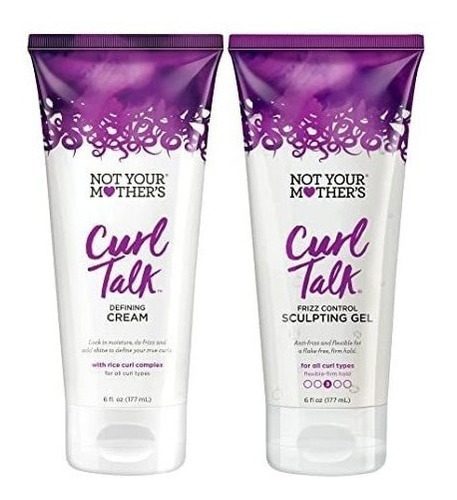 Not Your Mother's Curl Talk - Gel Esculptor Y Crema Definido