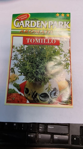 Imagen 2 de 4 de Obre Semillas Tomillo Huerta Riego Aromaticas Aquaflex