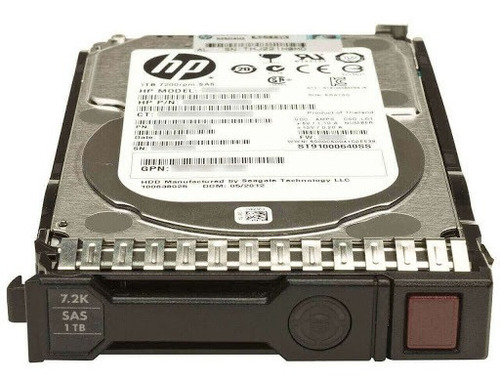 Disco Duro Hp Servidor 1tb Sas 6g/s 7.2k Rpm 3.5 G8 G9 G10