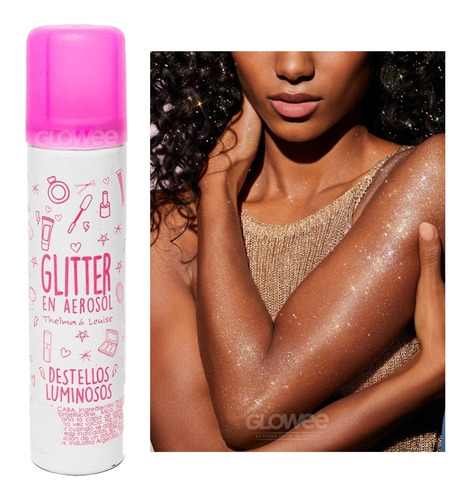 Glitter En Aerosol Spray Cabello Cuerpo Rostro- Tyl Original