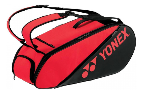 Bolso Yonex 82226 Active 6 Raquetas Rojo