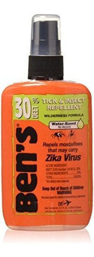 Spray Repelente De Insectos 30% Deet De Ben, 3.4 Oz (paquete