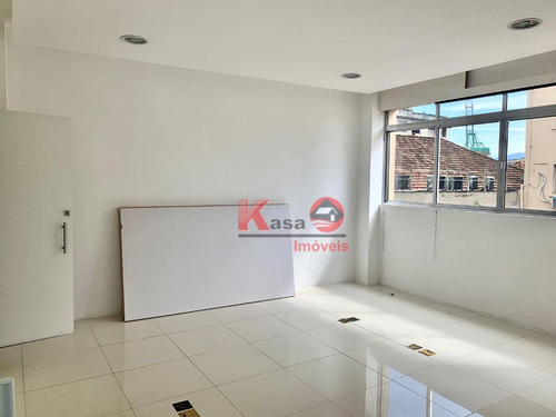 Imagem 3 de 10 de Sala Para Alugar, 126 M² Por R$ 4.000,00/mês - Centro - Santos/sp - Sa0238