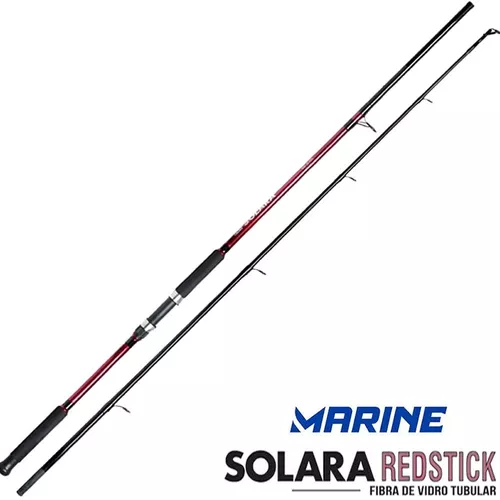 Vara Marine Sports Solara Red Stick SR-1802M 1,80m Ação Média Potência  Média Linha 10-20Lbs Molinete 2 Partes - Vara de Pesca - Magazine Luiza