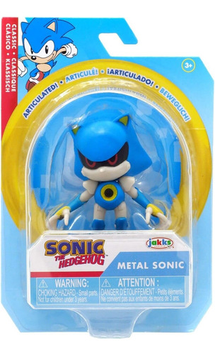 Sonic The Hedgehog Mini Figura 2.5 Pulgadas - El Embalaje Pu