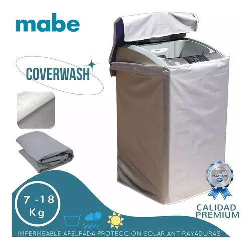 Lona Cubre Lavadora Mabe 10kg Burbuja Afelpada Impermeable