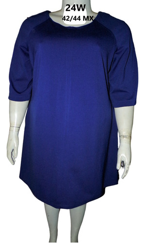 Vestido Azul Cocktail- Evento Talla 24w ( 42/44w ) Taylor 