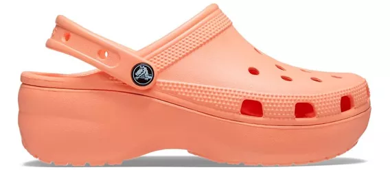 Sandalia Crocs Baya Plataforma 083e Dama Naranja Original