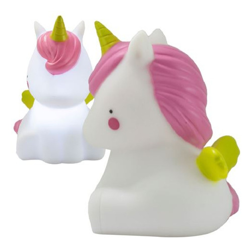 Lampara Unicornio Para Mesa De Luz Infantil