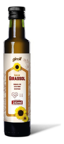 Óleo De Girassol Extra Virgem 250ml Giroil