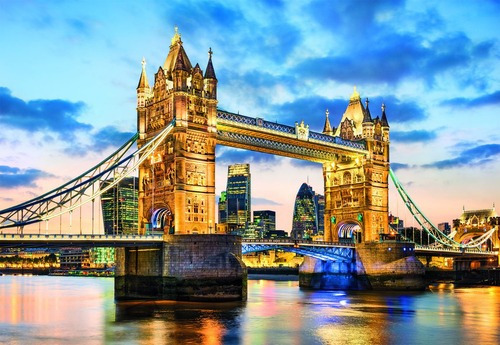 Tower Bridge London Londres Rompecabezas 2000 Pz Clementoni