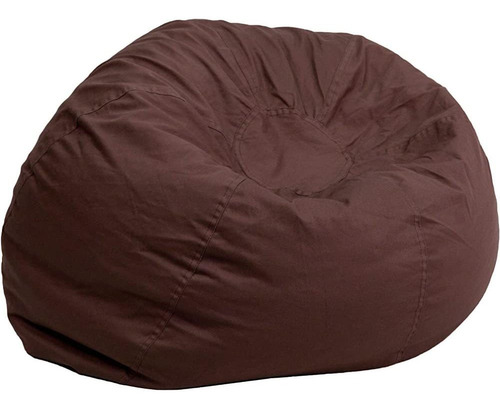 Flash Furniture Small Solid Brown Bean Bag Chair Para Niños 