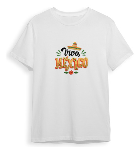 Playera Hombre Viva Mexico 15 De Septiembre