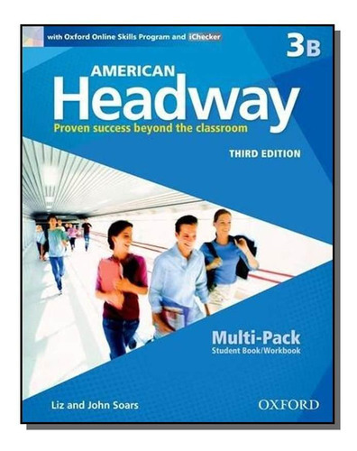 American Headway 3b Multi-pack - 3rd Ed, De Soars, Liz. Editora Oxford University, Capa Brochura, Edição 3 Em Inglês Americano