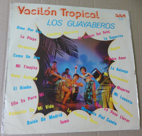 Los Guayaberos Vacilon Tropical Lp Ricewithduck