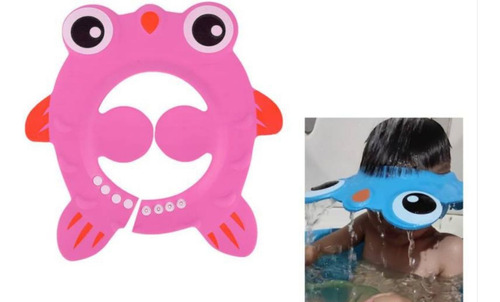 Gorro De Baño Bebe Visera Ducha Para Bebe Pez Divertido