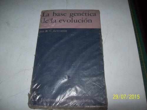 Libro:la Base Genetica De La Evolucion-lewontin