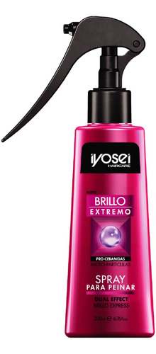 Spray Para Peinar Brillo Express Ceramidas X 200ml Iyosei