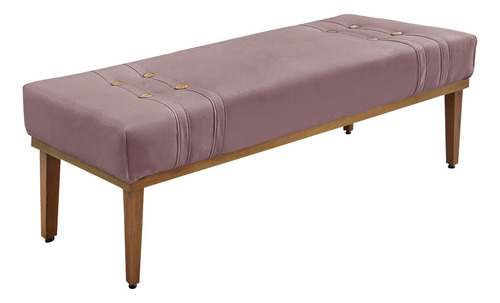 Kit Recamier E Cabeceira Santorini Spz 195cm King Veludo Cor Lilás-2225