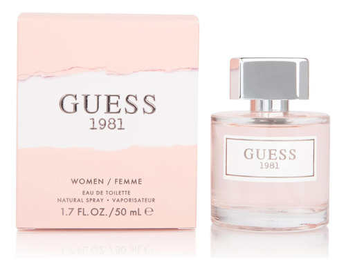 Guess 1981 Para Mujer Eau De Toilette, 1.7 Onzas Líquidas