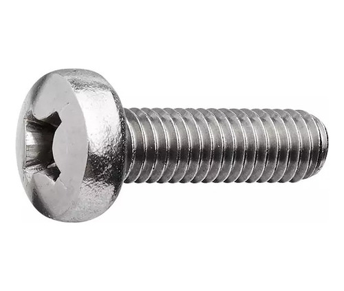 Parafuso Phillips M5x16 Cabeça Panela Inox M5 X 16 - 200un