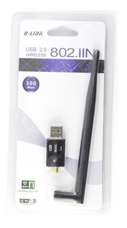 Imagen 3 de 5 de Adaptador Usb Wifi Inalambrico 802.11n 300mb Wireless+antena