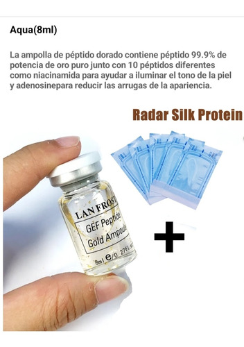 72 Hilos De Seda Fibroiba De Colágeno + Ampolla Meso