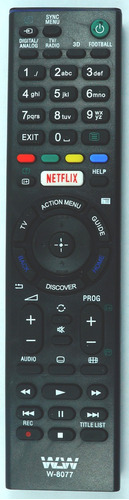20 Controle Remoto Tv Sony Bravia 3d Lhs-7082 - Sky-8077