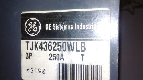 Interruptor Trifásico Mod. Tjk General Electric