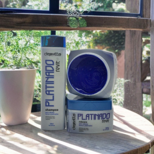 Kit Platinado Revit Shampoo E Mascara Dexvitta