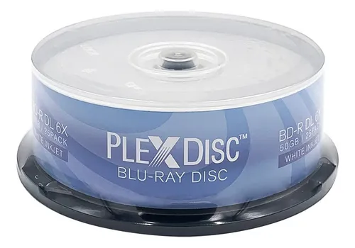 Plexdisc 645-213 50 Gb 6x Blu-ray Doble Capa Grabable Bd-r D