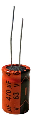 Capacitor Electrolitico 470uf 63v 470x63 105º Pack 10 Pcs