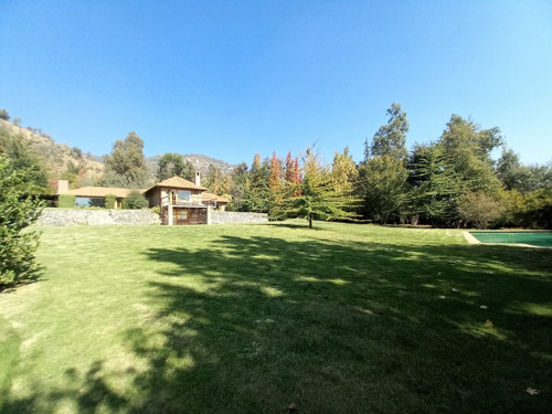 Parcela Con Gran Casa En San Juan De Pirque