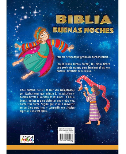 Biblia Para Niños Buenas Noches - Tapa Dura Acolchada | Envío gratis