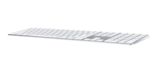 Imagen 3 de 3 de Teclado Apple Magic Keyboard con teclado numérico QWERTY español color blanco