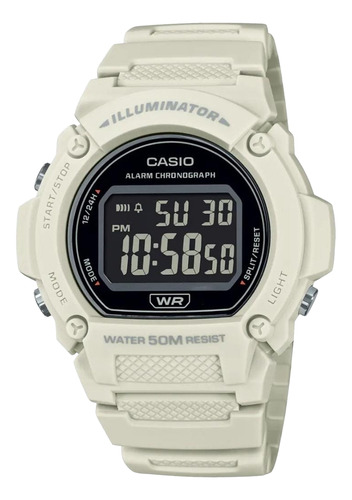 Reloj Casio Digital Para Hombre Modelo W-219hc-8bvcf