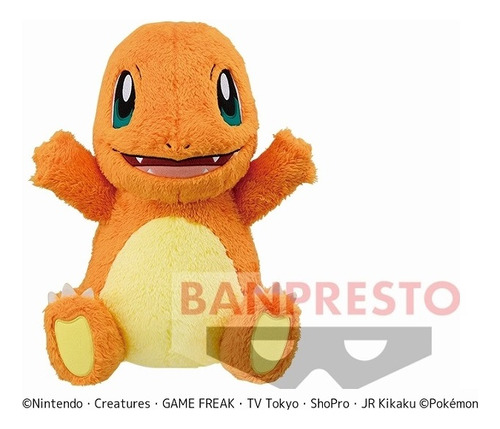 Charmander Fuzzy Plush Banpresto Pokemón 