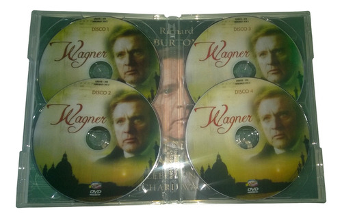 Dvd Box Wagner - Minissérie/1983 - Richard Burton - 4 Discos