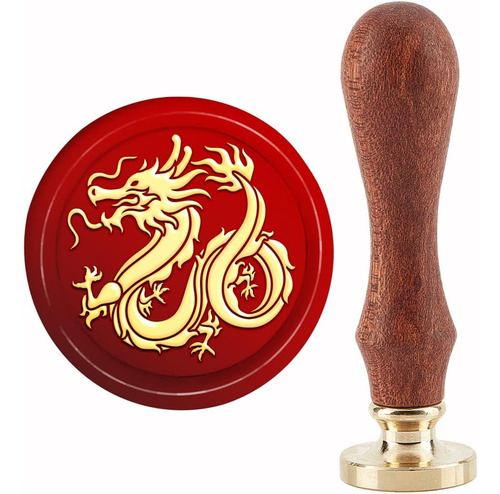 Dragons Wax Seal Stamp Animal Sealing Wax Stamps 30mm R...