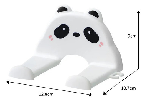 Soporte Para Secador De Pelo Cartoon Panda, Montado En La Pa