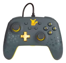 Comprar Mando Pro Powera Con Cable Compatible Con Pikachu Grey