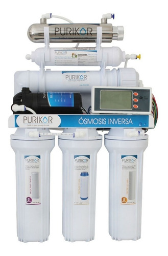 Filtro Purificador De Agua 6 Etapas Ósmosis Pkro100-6uvpm