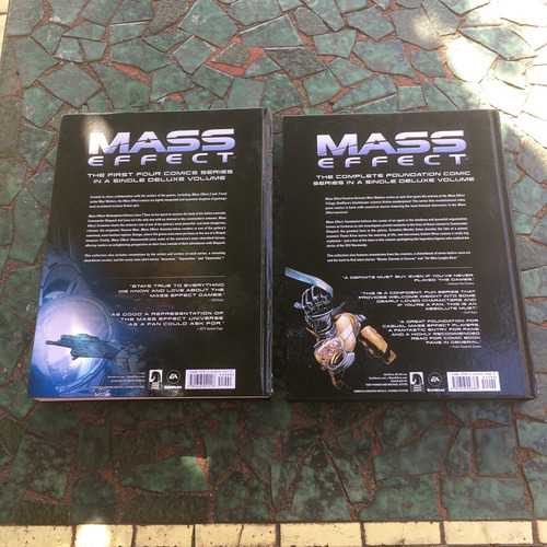 Lote 2 Colecciones Comic Tapa Dura En Inglés De Mass Effect (Usado)