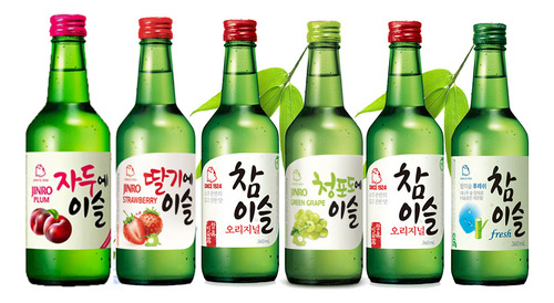 Soju Sabor Ciruela 360 Ml Jinro Bebida Coreana